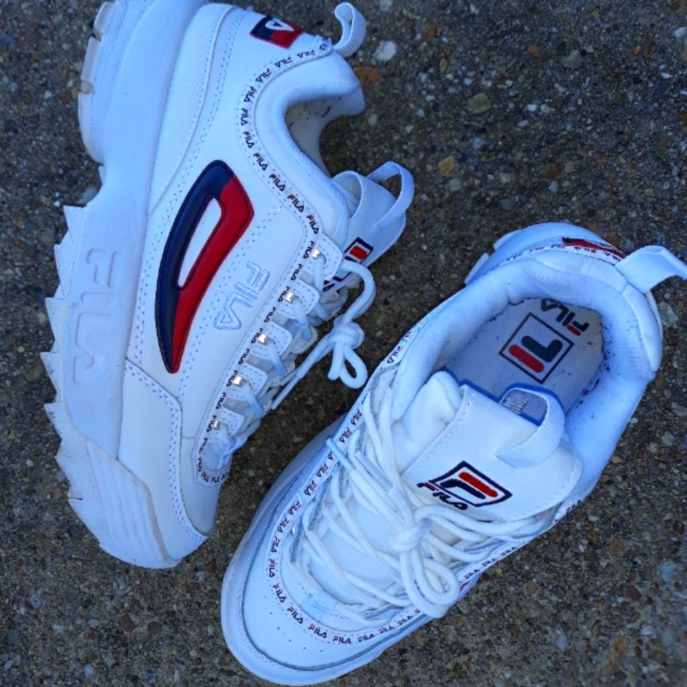 Fila Disruptor Red/Blue Logo